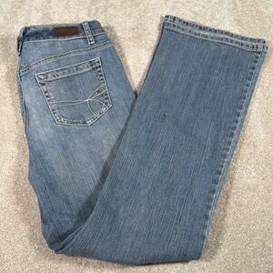 Tommy Hilfiger American Hope‎ Boot Blue Jeans Womens 10 (FITS 31 X 32) Worn Hems